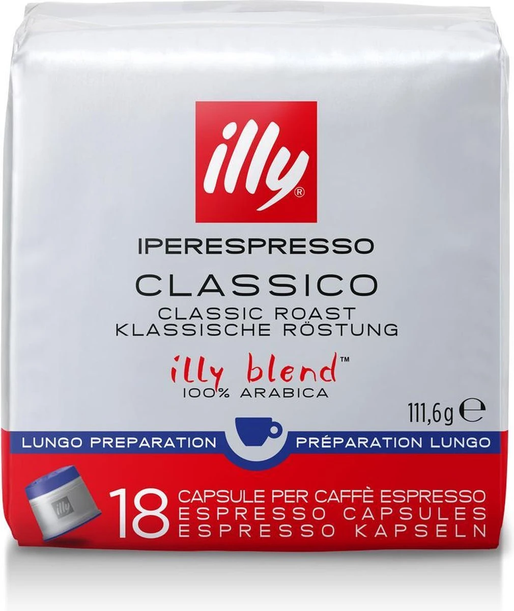 Illy - Iperespresso Koffie Home Classico Lungo 6 X 18 Capsules - Afbeelding 4