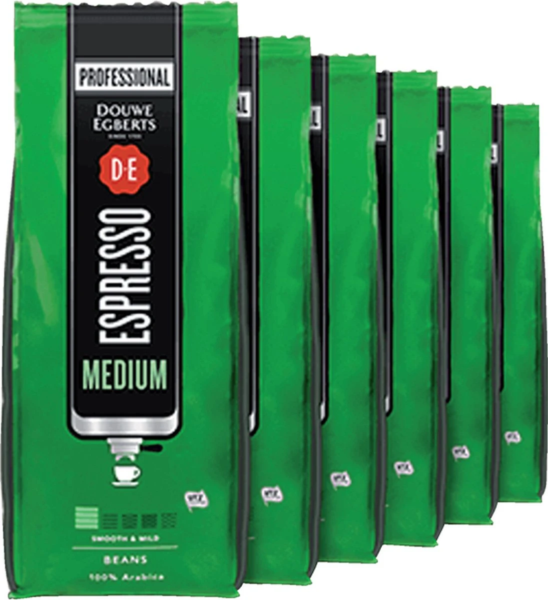 Douwe Egberts | Koffiebonen Espresso Bonen | Medium Roast | 6 X 1KG