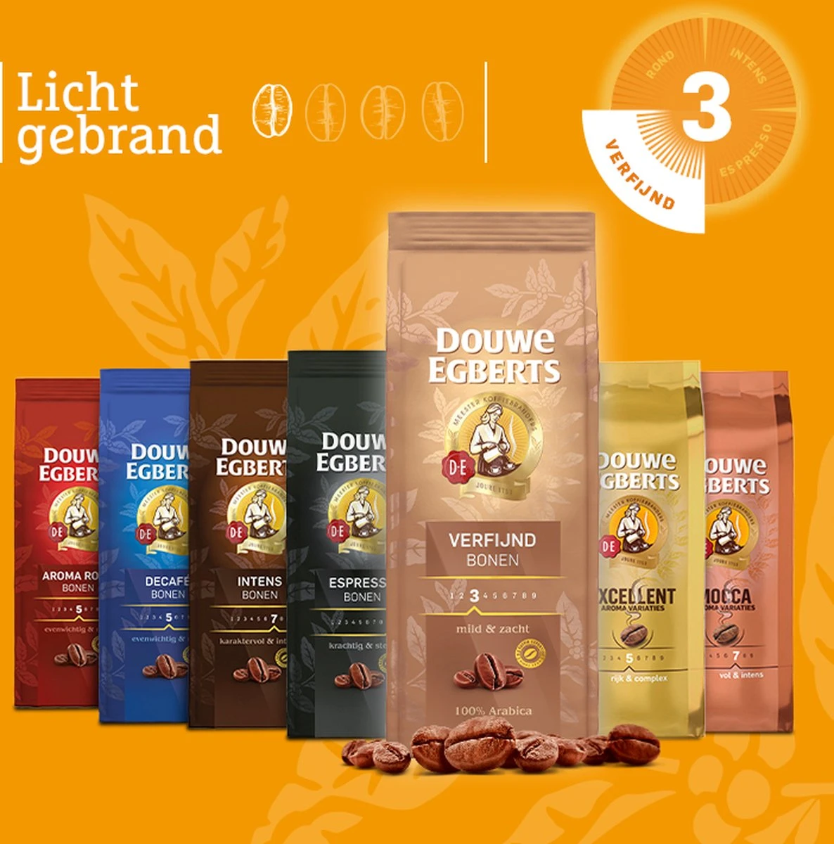 Douwe Egberts Verfijnd Koffiebonen - 4 X 500 Gram - Afbeelding 7