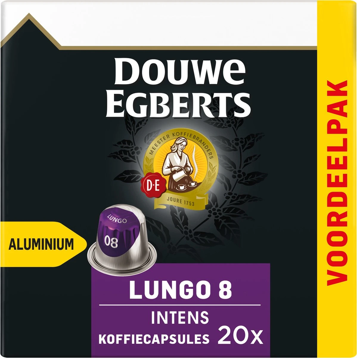 Douwe Egberts Lungo Intens Koffiecups - Intensiteit 8/12 - 10 X 20 Capsules - Afbeelding 8