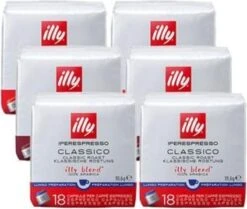 Illy - Iperespresso Koffie Home Classico Lungo 6 X 18 Capsules