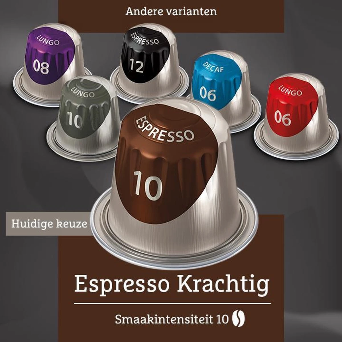 Douwe Egberts Espresso Krachtig Koffiecups - Intensiteit 10/12 - 10 X 20 Capsules - Afbeelding 5