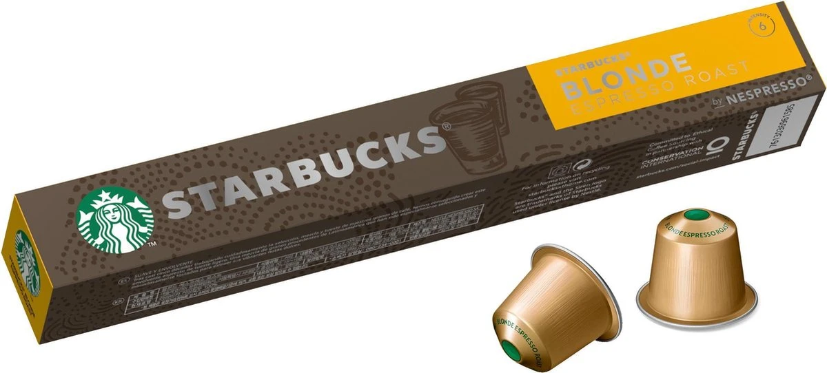 Starbucks By Nespresso Blonde Espresso Roast Capsules - 120 Koffiecups - Afbeelding 5
