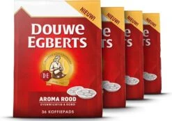 Douwe Egberts Aroma Rood Koffiepads - Voor In Je Senseo® Machine - 4 X 36 Pads