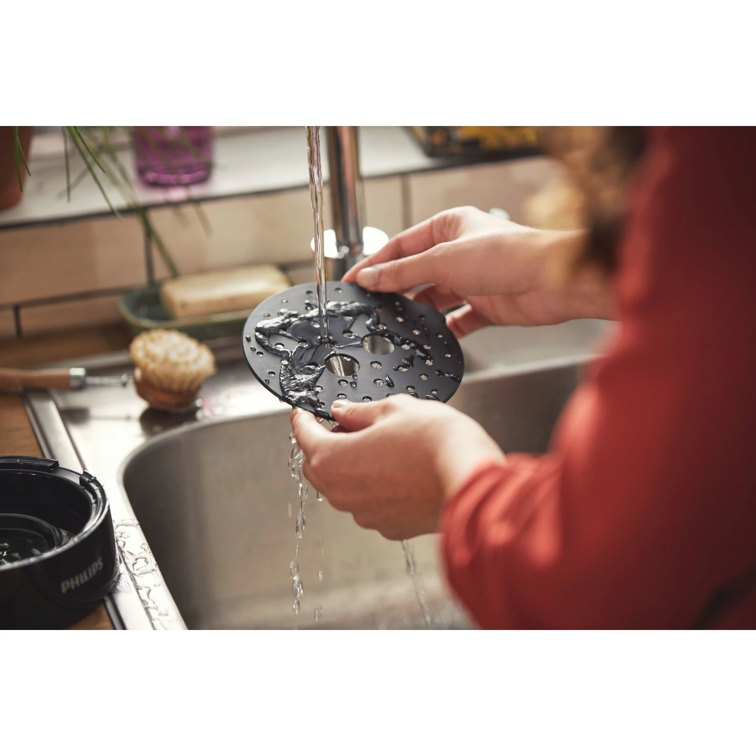 Philips Senseo Koffiepadapparaat CSA230/90 Select Rood/grijs - Afbeelding 8