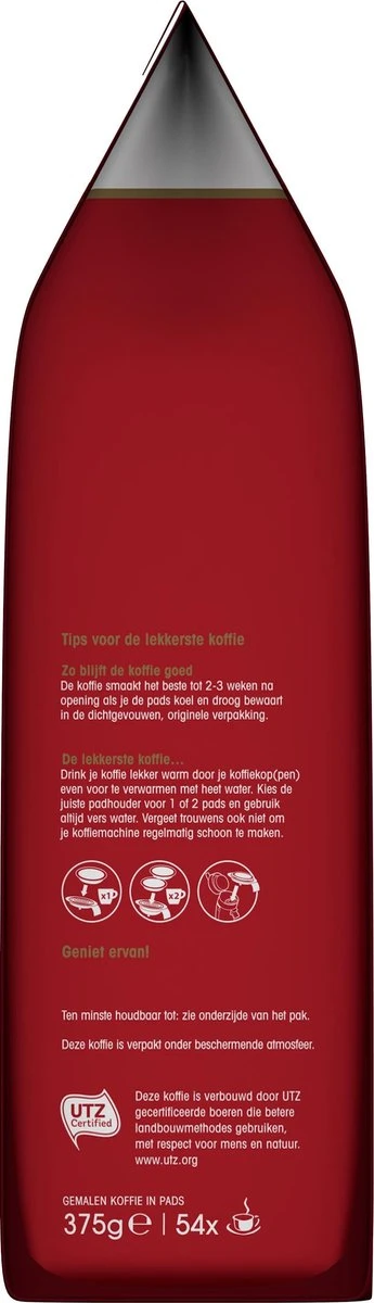 Douwe Egberts Aroma Rood Koffiepads - 4 X 54 Pads - Afbeelding 5