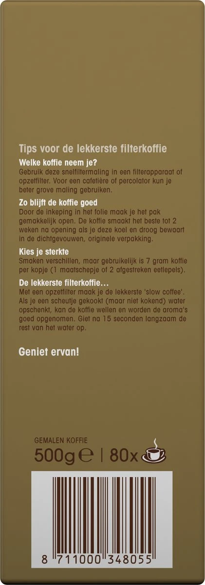Douwe Egberts Excellent Filterkoffie - 6 X 500 Gram - Afbeelding 3