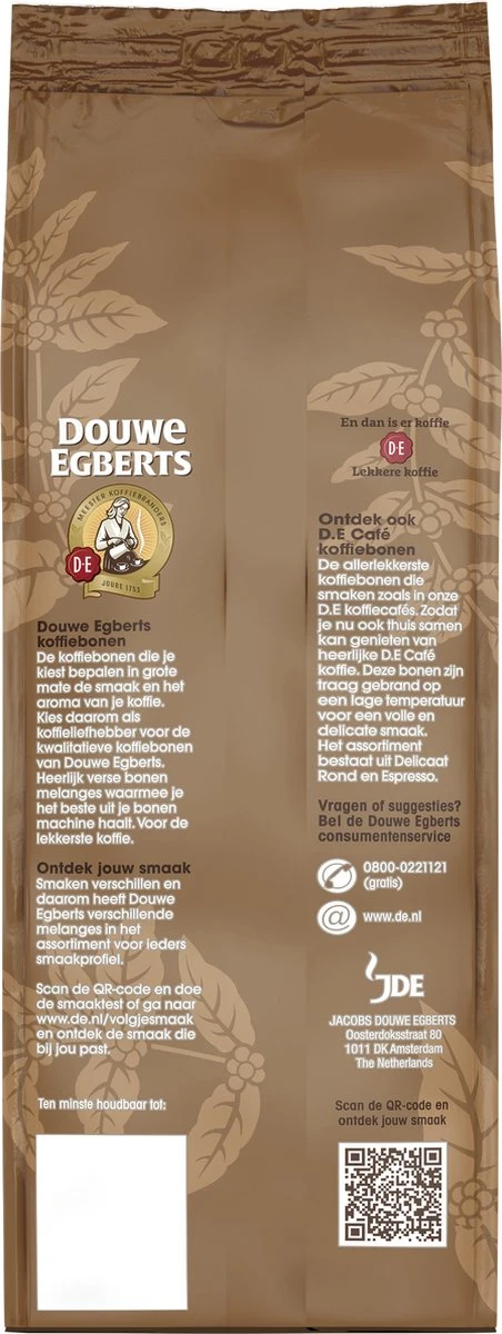 Douwe Egberts Verfijnd Koffiebonen - 4 X 500 Gram - Afbeelding 4