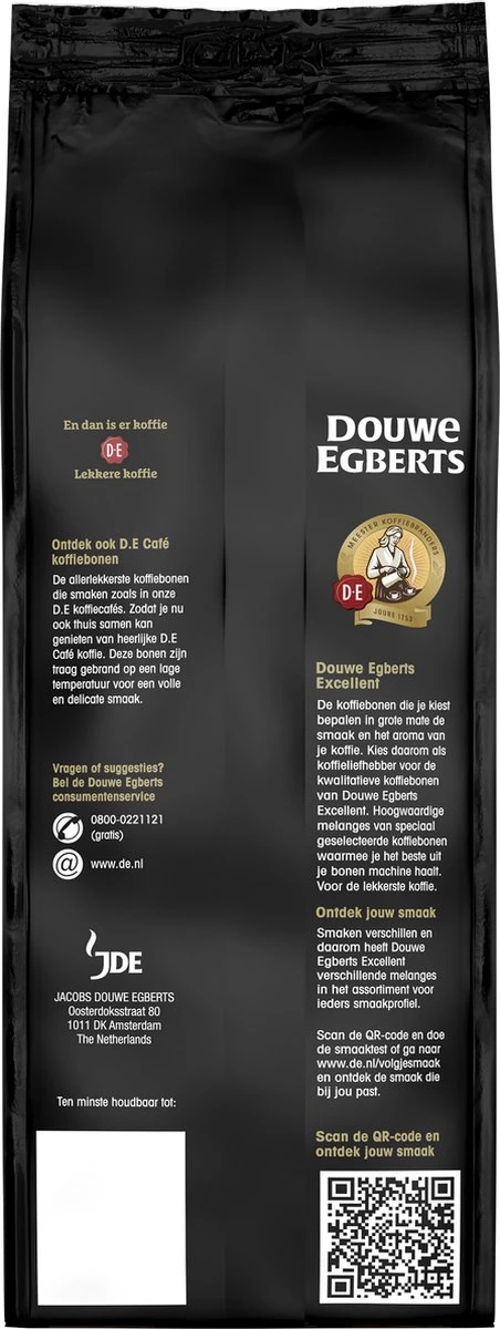 Douwe Egberts Excellent Gold Koffiebonen - 4 X 500 Gram - Afbeelding 3