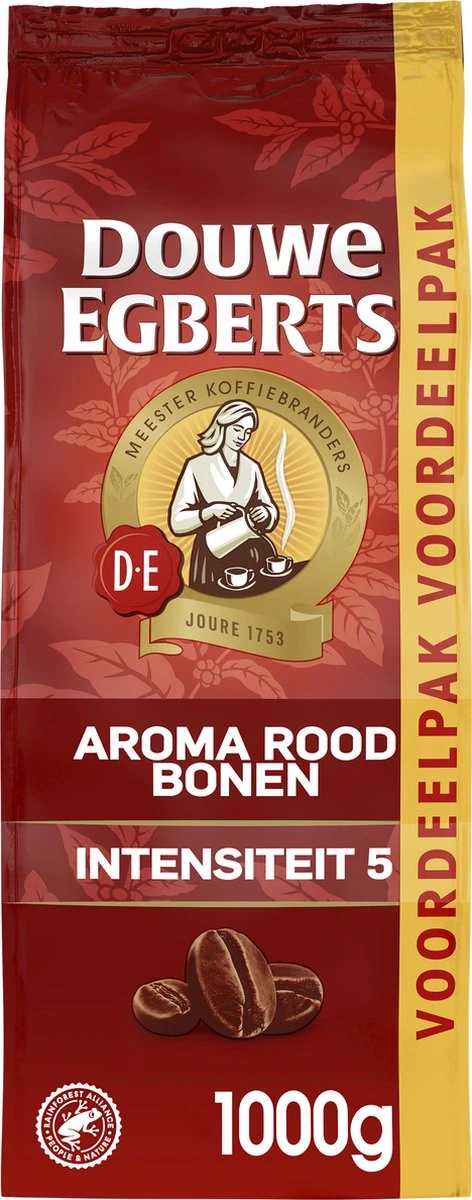 Douwe Egberts Aroma Rood Koffiebonen - 4 X 1000 Gram - Extra Grote Verpakking - Afbeelding 3