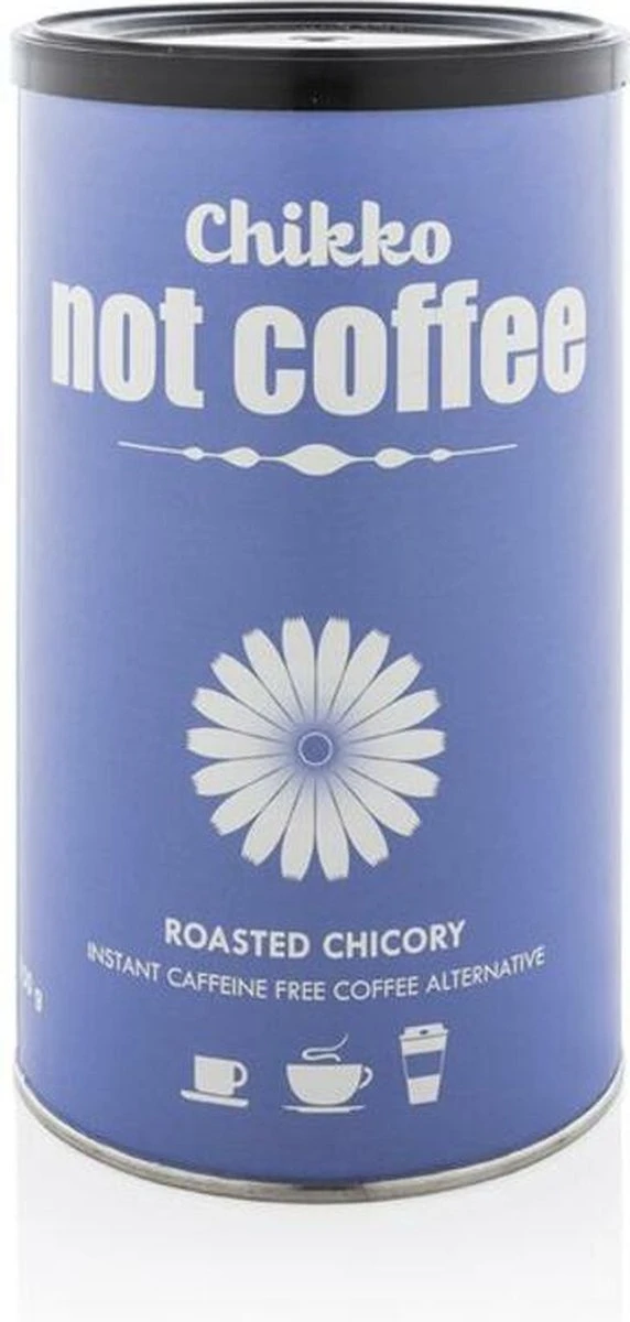 Chikko - Biologische Caffeïnevrije Koffievervanger - Geroosterde Cichorei -Roasted Chicory - 150 G - Afbeelding 2