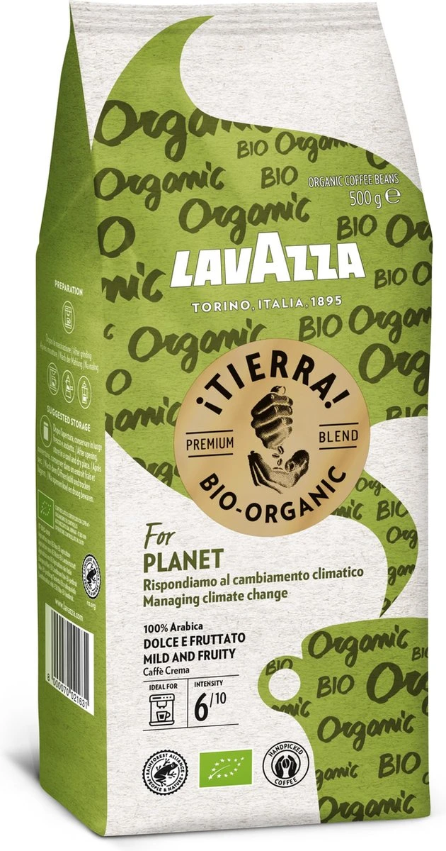 Lavazza Tierra For Planet Biologische Koffiebonen - 500 Gram X4 - Afbeelding 6