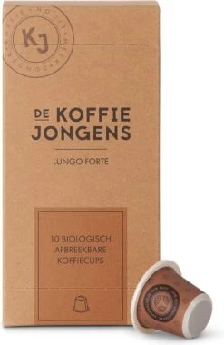 Biologisch Afbreekbare Koffiecups - Lungo Forte 180x - De Koffiejongens