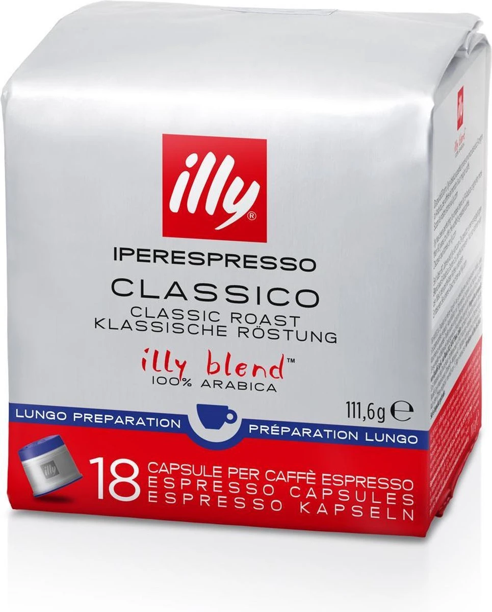 Illy - Iperespresso Koffie Home Classico Lungo 6 X 18 Capsules - Afbeelding 2