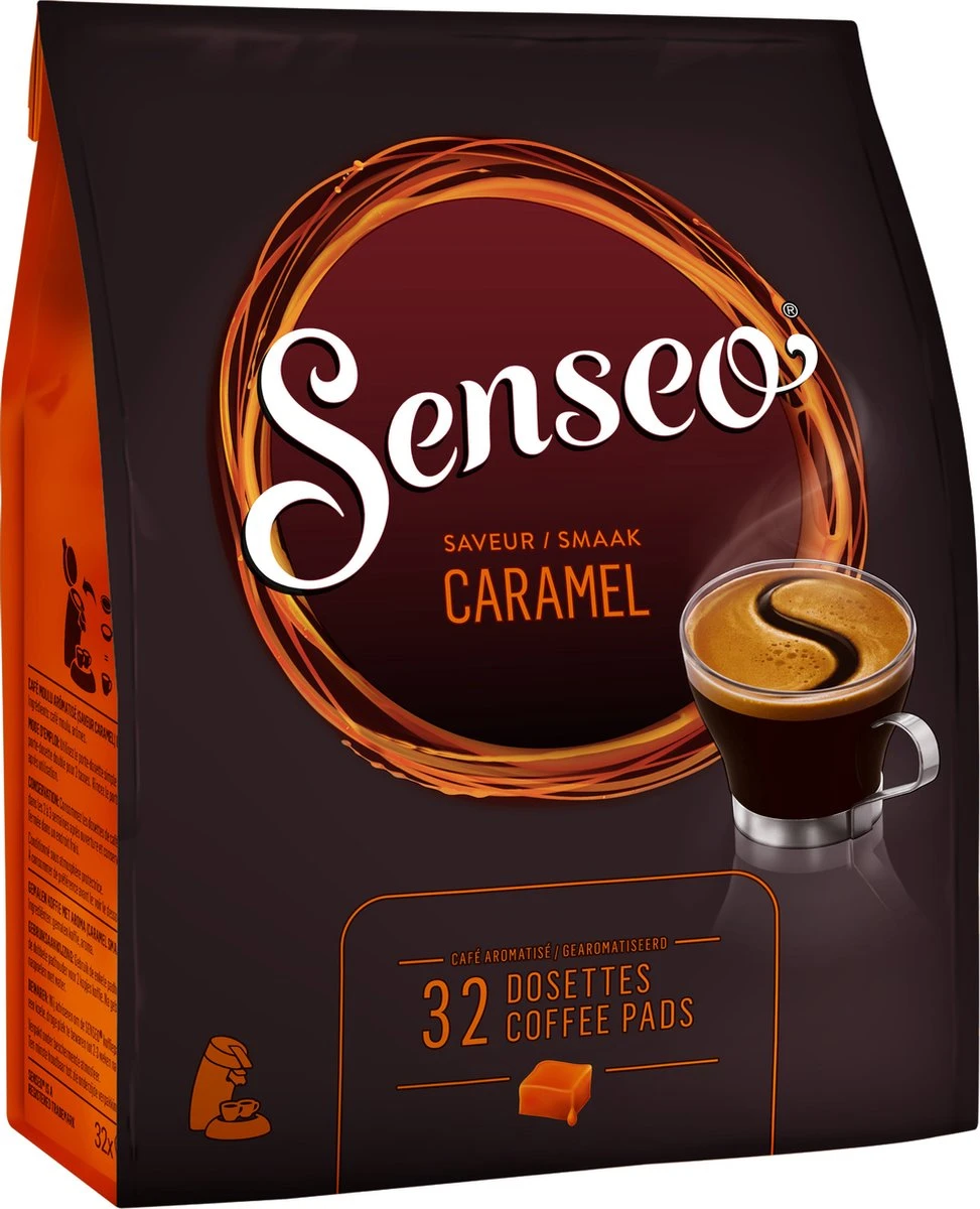 Senseo Caramel Koffiepads - 2/9 Intensiteit - 10 X 32 Pads - Afbeelding 4