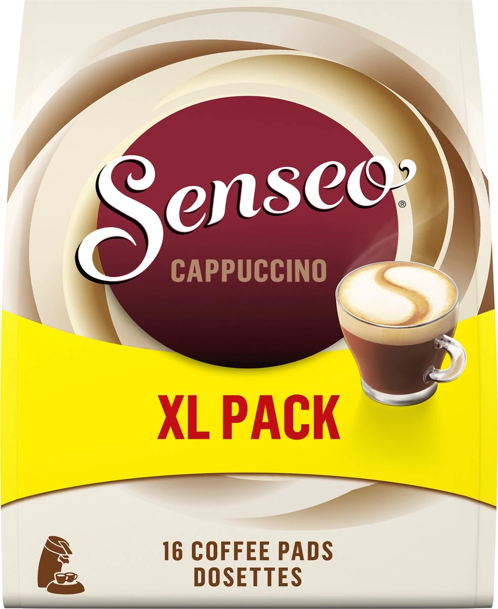 Senseo Cappuccino Koffiepads - 2/9 Intensiteit - 4 X 16 Pads - Voordeelverpakking - Afbeelding 6